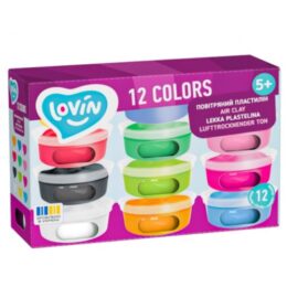 Пластилін легкий повітряний в стаканах TM Lovin, 70176
