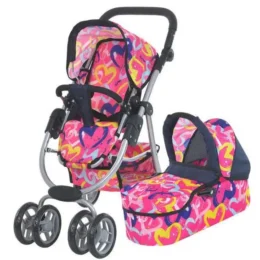 Візок 9662M для ляльки (прогулянковий блок+люлька)