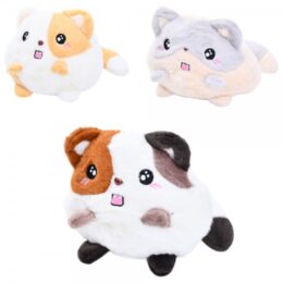 Кіт (м'яка іграшка) сіро-бежева